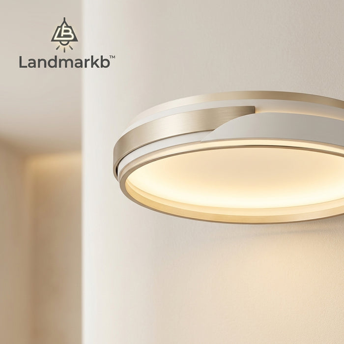 Landmarkb™ Modern Round Bedroom Ceiling Lamp — Simple Overhead Light for Bedrooms & Hallways