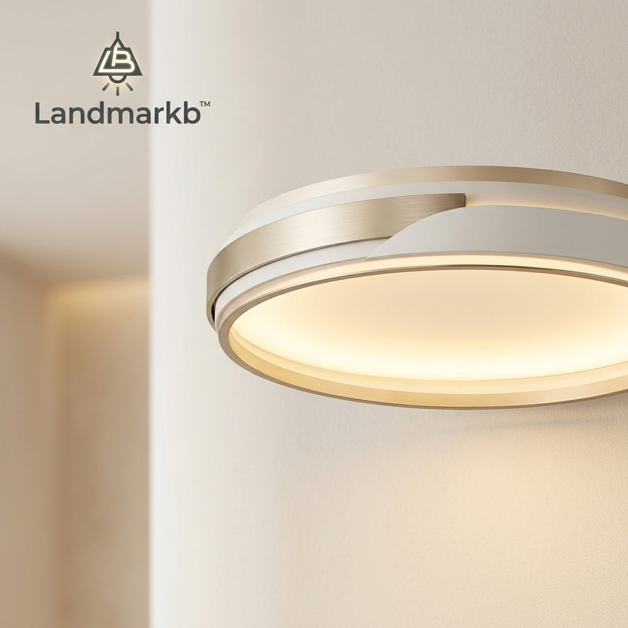 Landmarkb™ Modern Round Bedroom Ceiling Lamp — Simple Overhead Light for Bedrooms & Hallways