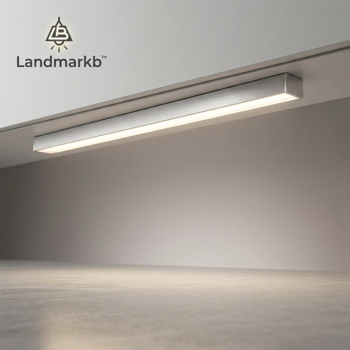 Landmarkb™ Slim Under-Cabinet Linear Light — Low-Profile Task Light for Counters & Shelves