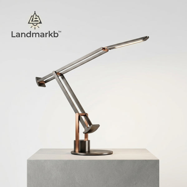 Landmarkb™ Adjustable LED Desk Lamp for Study & Work — Clean Task Lighting for Everyday Focus